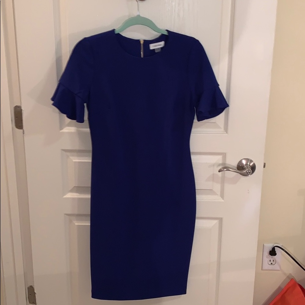 Blue dress